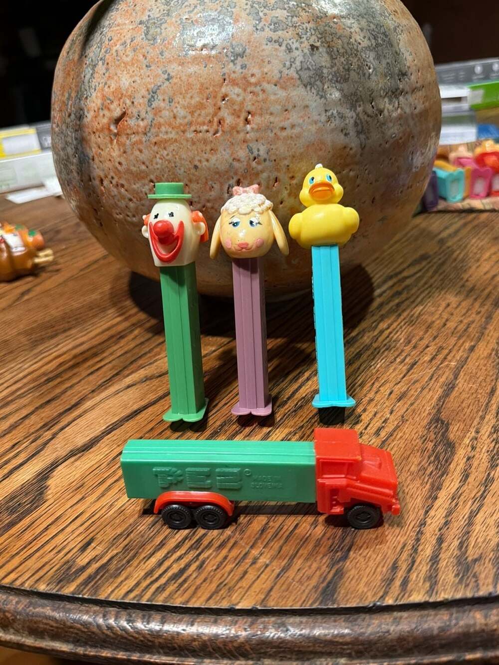 Lot of 3 Rare Vintage Pez Dispensers, 2 Characters and 1 Truck (No duck)
